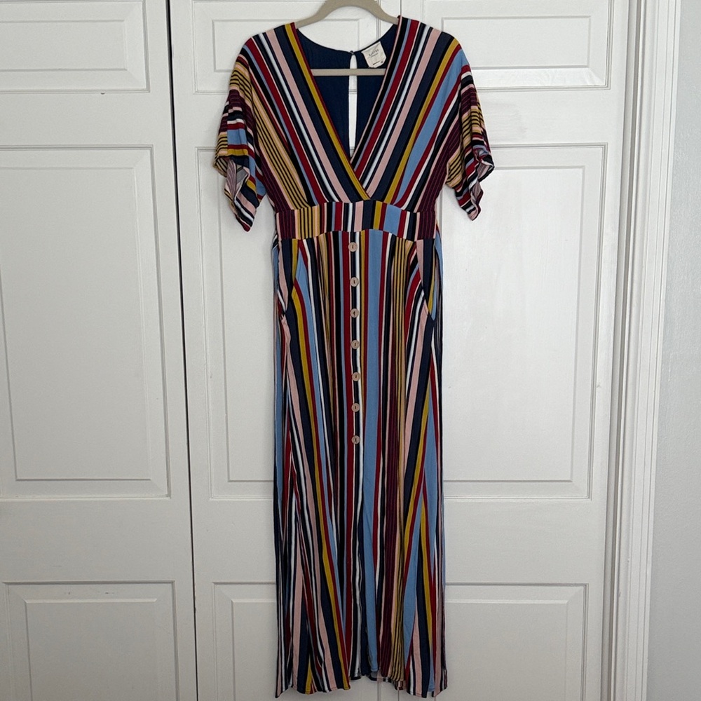 EUC Harper Heritage Stripe Maxi Dress
